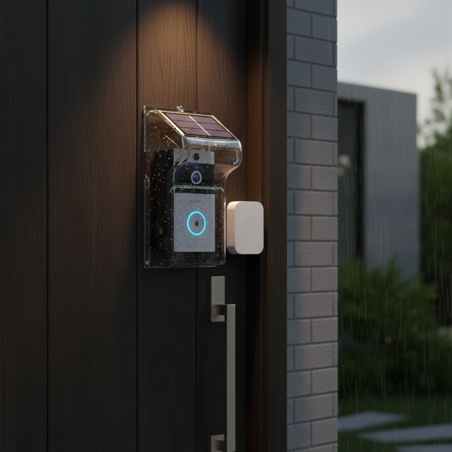 Interphone Vidéo Solaire Sans Fil