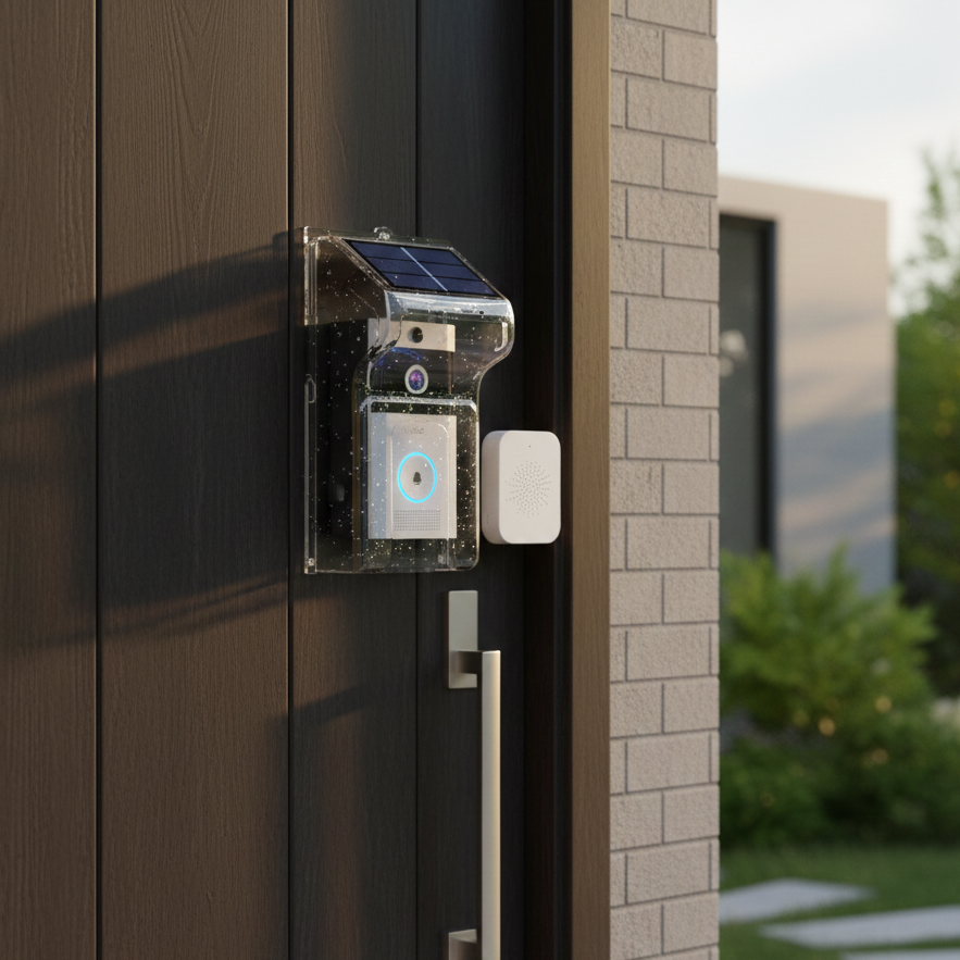 Interphone Vidéo Solaire Sans Fil