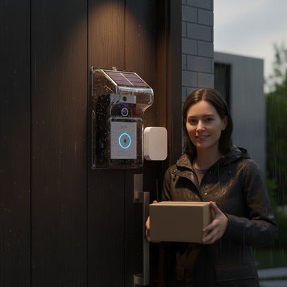 Interphone Vidéo Solaire Sans Fil